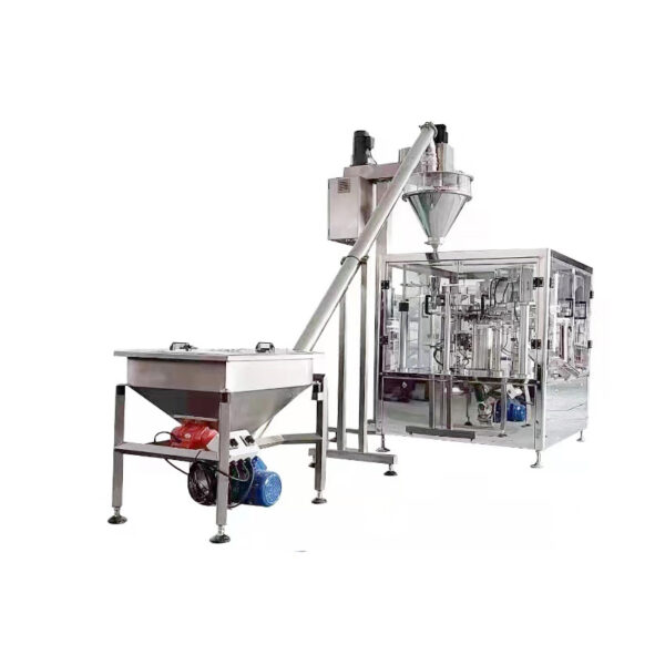 premade bag machine with auger filler